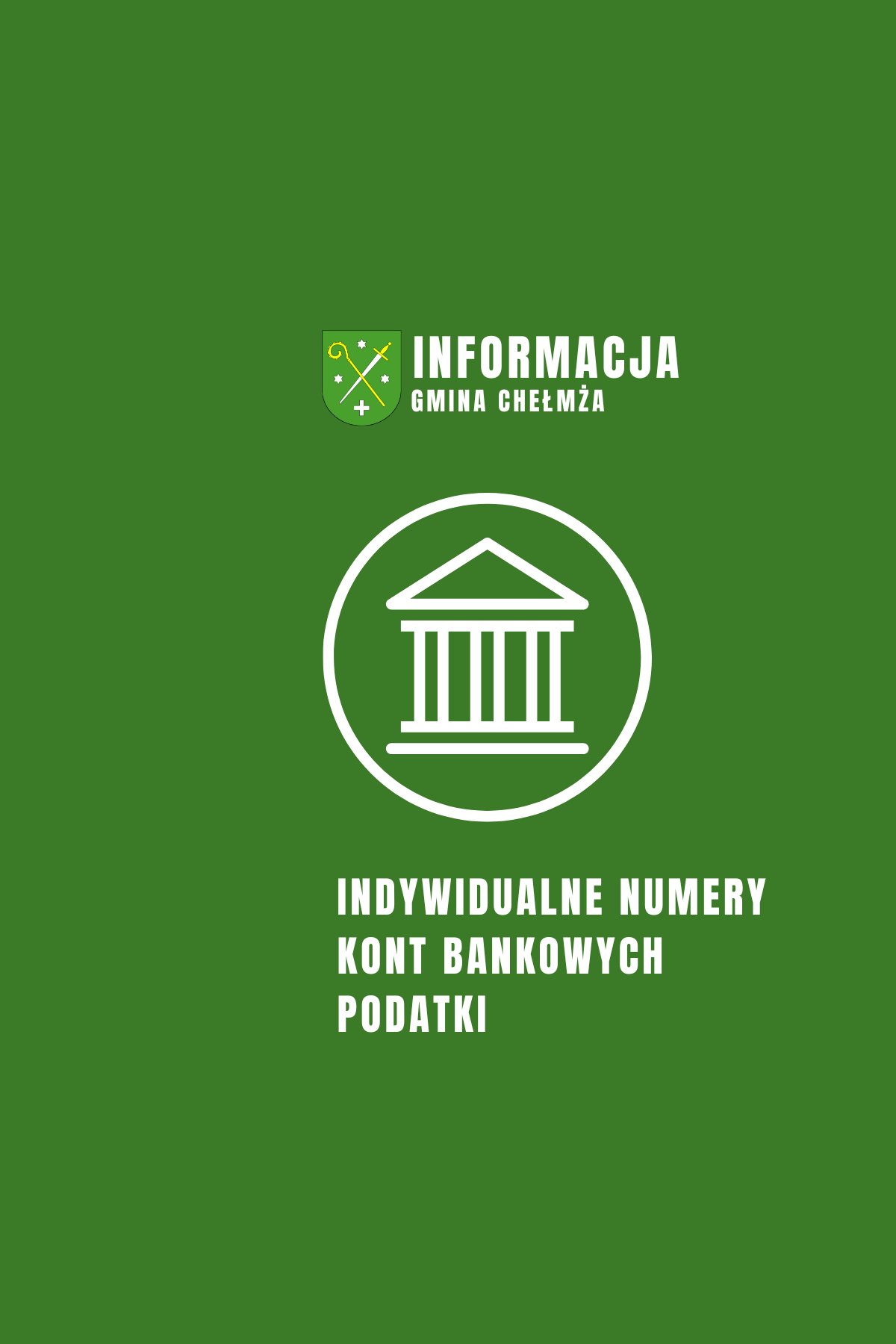 Indywidualne numery kont bankowych do wpłat podatków