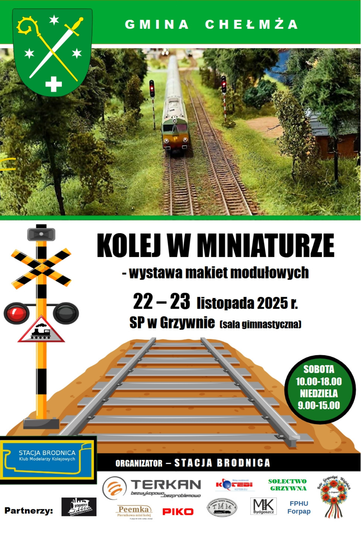 „Kolej w Miniaturze"! Wystawa w Grzywnie