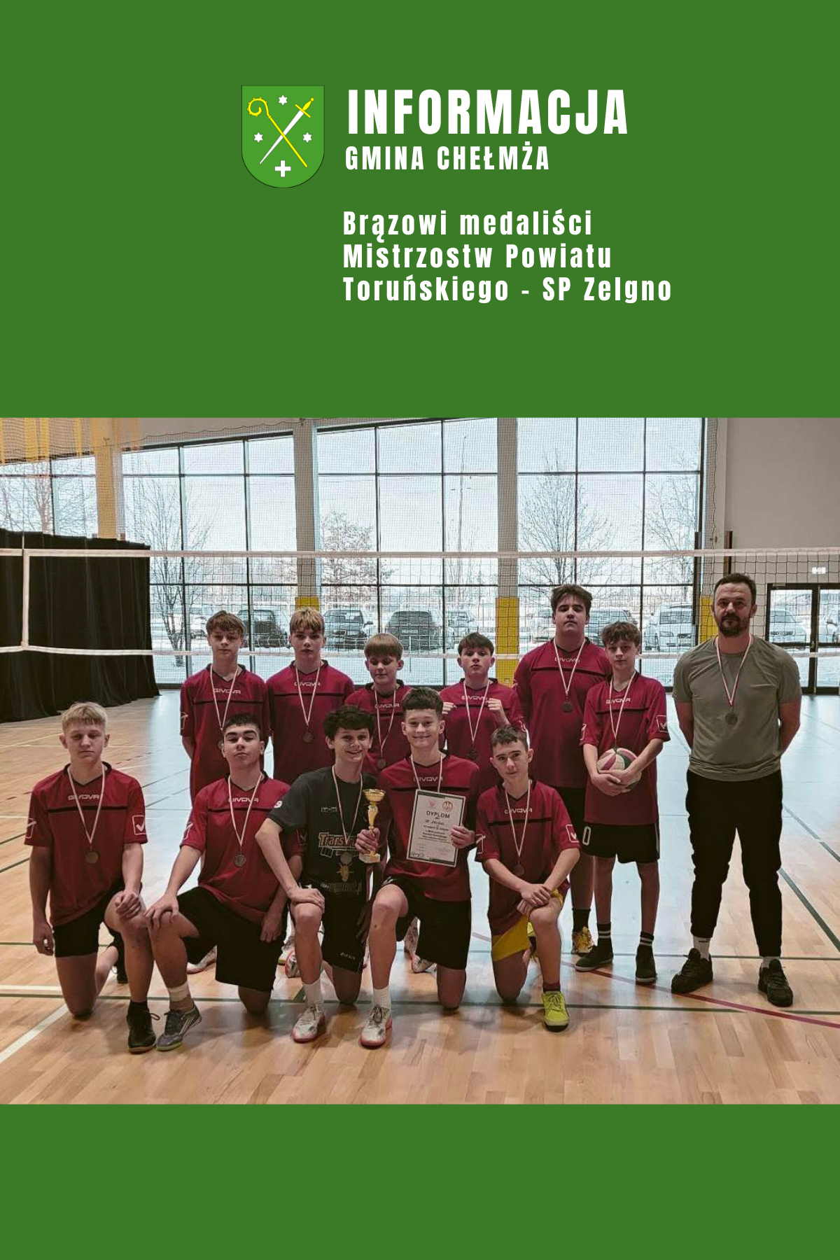 Brązowi medaliści Mistrzostw Powiatu - SP Zelgno
