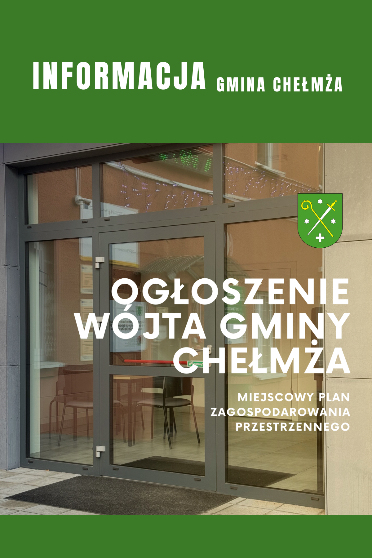 Miejscowy plan zagospodarowania przestrzennego - ogłoszenie!