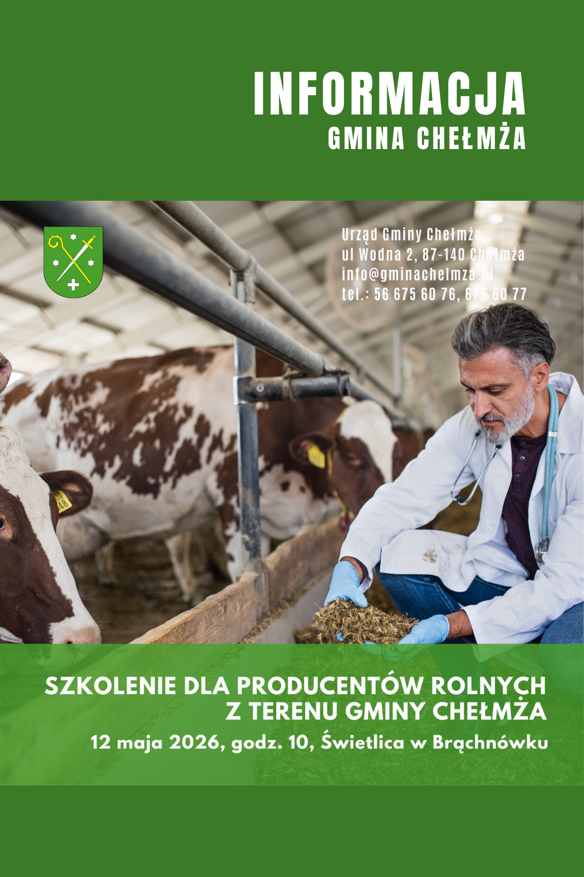 Szkolenie dla producentów rolnych z terenu Gminy Chełmża