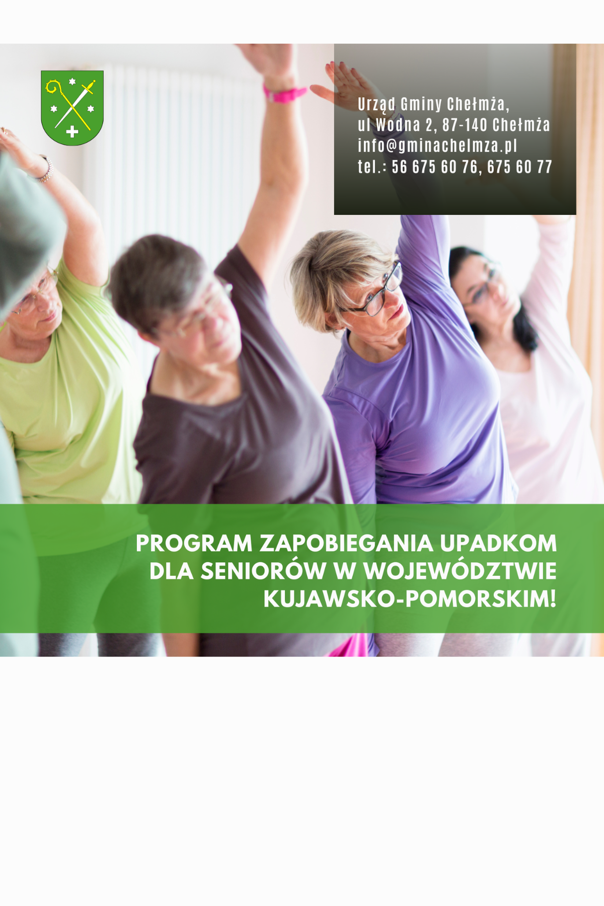 Program zapobiegania upadkom dla seniorów w województwie kujawsko-pomorskim